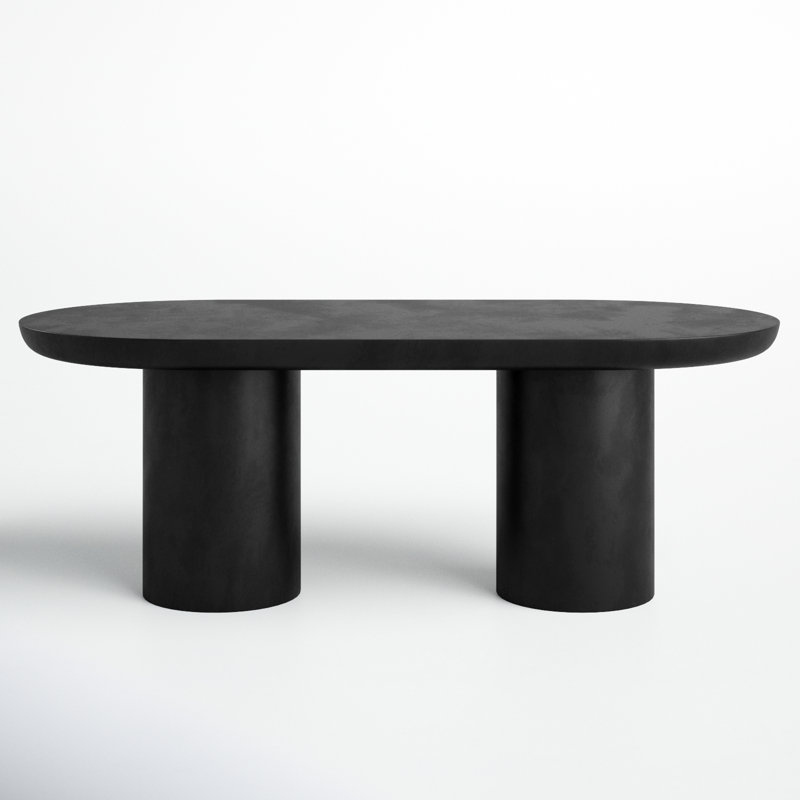 Joss Main Ansel Stone Concrete Dining Table Wayfair
